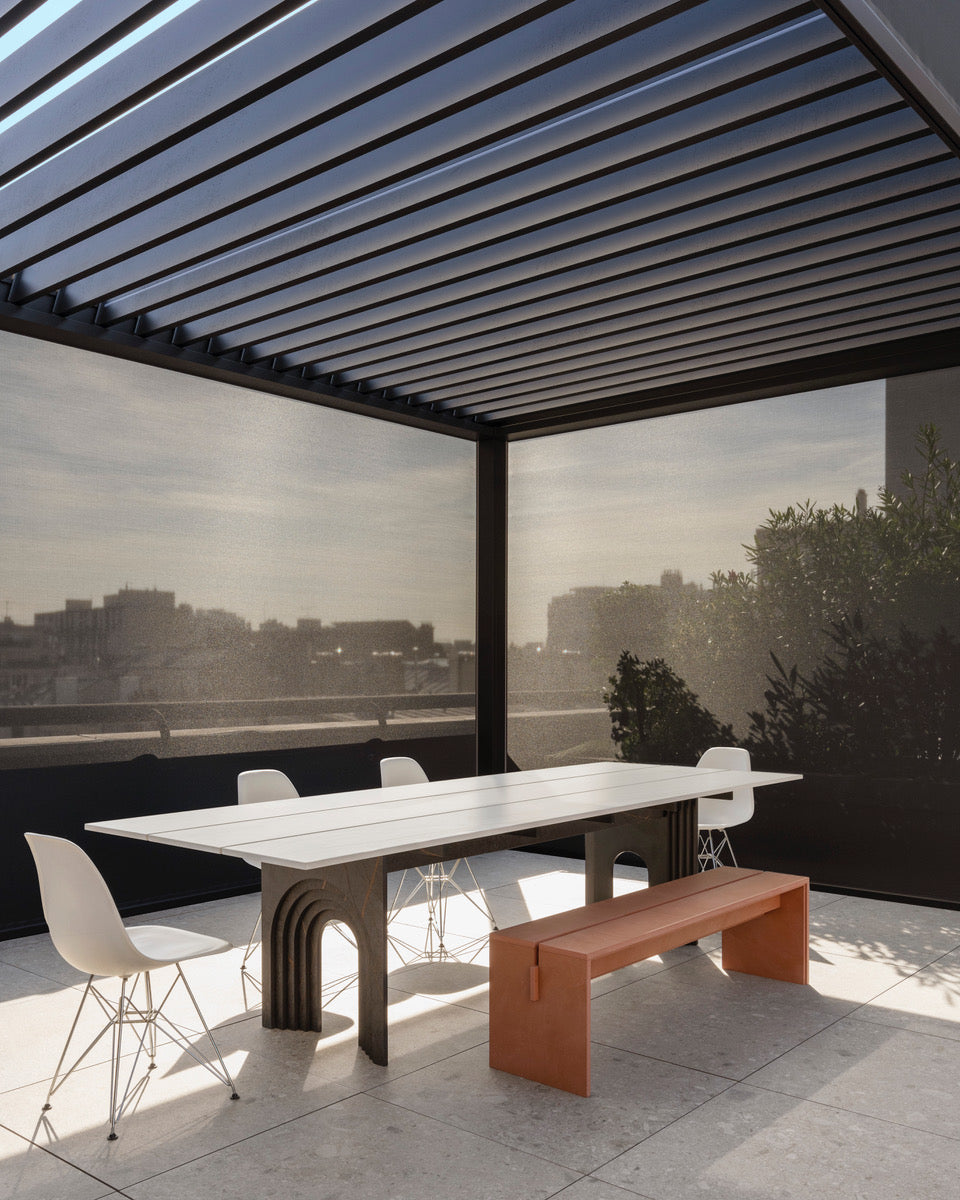 POSE PERGOLA BIOCLIMATIQUE ROOFTOP TERRASSE PARIS (75)