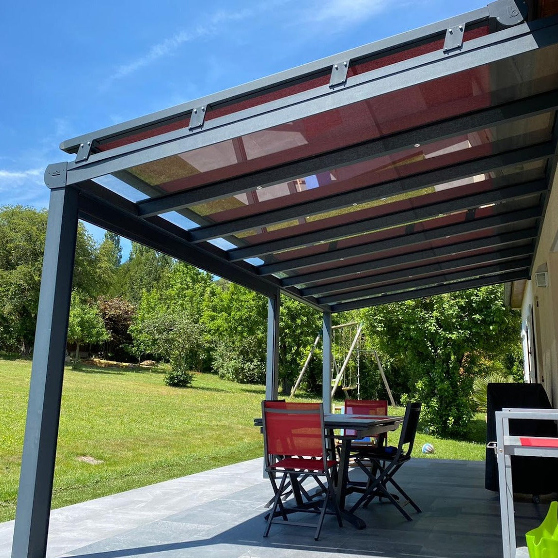 REALISATION PERGOLA VERRE TOIT FIXE - SANTENY (94)