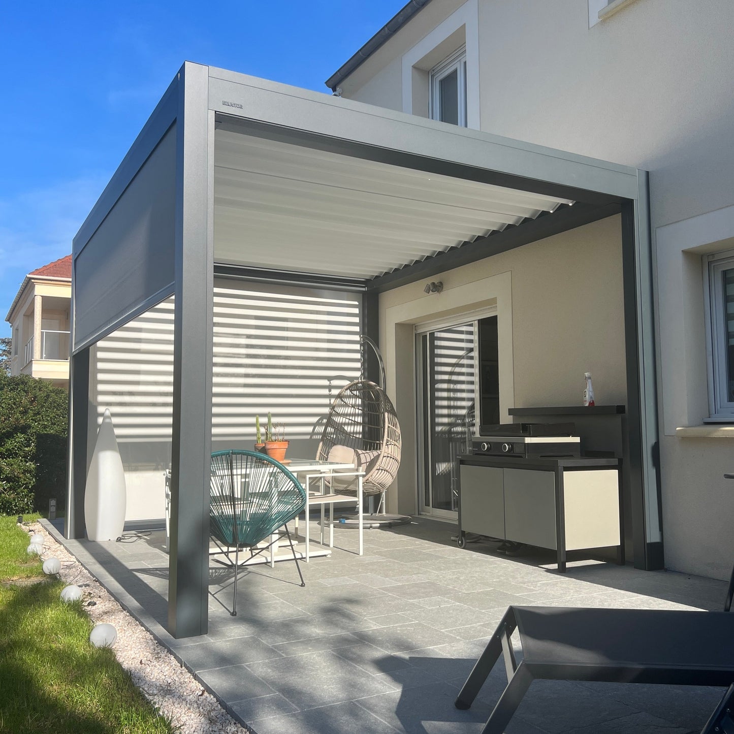 REALISATION PERGOLA BIOCLIMATIQUE - DRAVEIL - 91