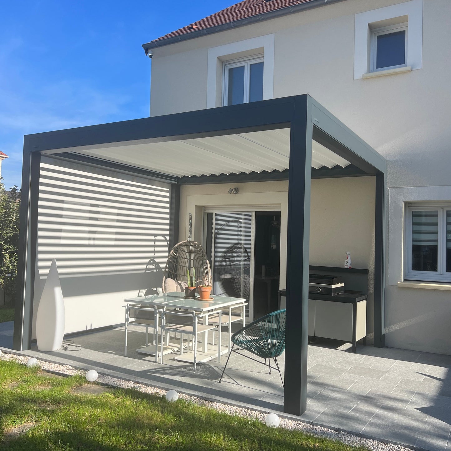 REALISATION PERGOLA BIOCLIMATIQUE - DRAVEIL - 91