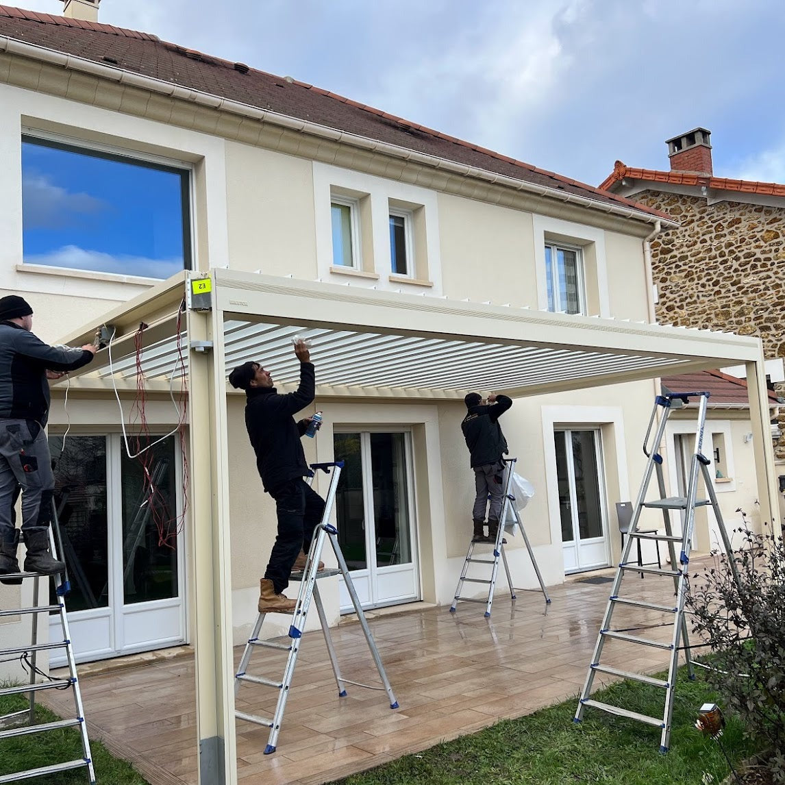 MAGNIFIQUE REALISATION PERGOLA - YERRES - 91